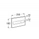 Placa de Accionamiento con descarga dual IN-WALL - ROCA