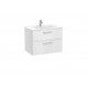 UNIK -  Mueble base 2 cajones + lavabo - ROCA 