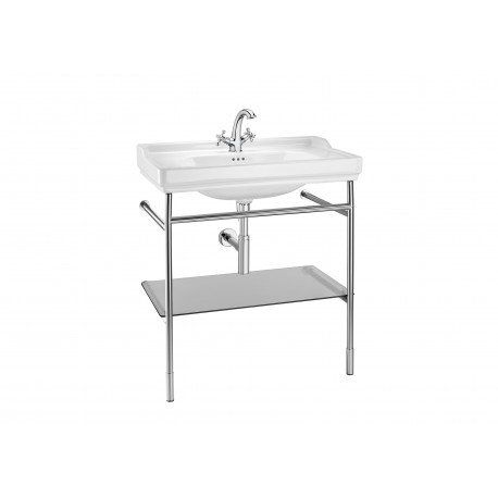 Unik (mueble base con repisa de cristal y lavabo) CARMEN - ROCA