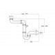 Sifón para ahorrar espacio en fregadero AQUA - ROCA