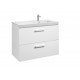 Unik mueble con dos cajones + lavabo PRISMA - ROCA