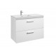 Unik mueble con dos cajones + lavabo PRISMA - ROCA