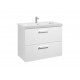 Unik mueble con dos cajones + lavabo PRISMA - ROCA