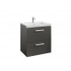 Unik mueble con dos cajones + lavabo PRISMA - ROCA