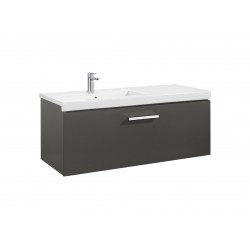 Unik mueble con un cajón + lavabo PRISMA - ROCA