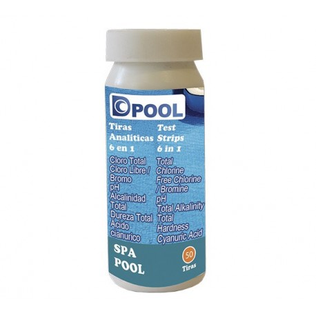 Tiras de análisis de sal para piscina - DPOOL