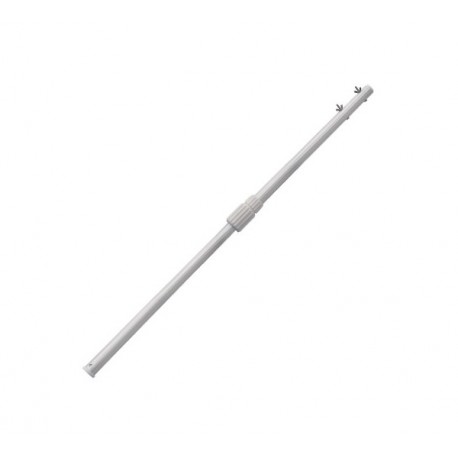 Pértiga aluminio con fijación clip-palomilla 2,5M - DPOOL