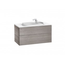 Mueble base con dos cajones y lavabo de FINECERAMIC® BEYOND - ROCA