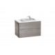 Mueble base con dos cajones y lavabo de FINECERAMIC® BEYOND - ROCA