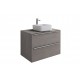 Mueble 2 cajones + lavabo sobre encimera INSPIRA - ROCA