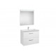 Conjunto de mueble (2 cajones), lavabo y espejo LED PRISMA - ROCA