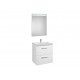 Conjunto de mueble (2 cajones), lavabo y espejo LED PRISMA - ROCA