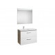 Conjunto de mueble con 2 cajones, lavabo y espejo con luz LED PRISMA - ROCA