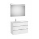 Conjunto de mueble 3 cajones, lavabo y espejo con LED THE GAP - ROCA