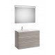 Conjunto de mueble 3 cajones, lavabo y espejo con LED THE GAP - ROCA