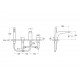 Grifo bimando de repisa para baño-ducha INSIGNIA - ROCA