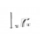 Grifo bimando de repisa con caño 130 mm para baño-ducha INSIGNIA - ROCA