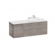 Mueble base para lavabo de 585 mm sobre encimera derecha BEYOND - ROCA