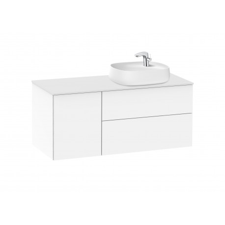 Mueble base para lavabo de 585 mm sobre encimera derecha BEYOND - ROCA