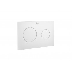 Placa de accionamiento con descarga dual (mate) PL10 DUAL (ONE) - ROCA
