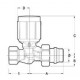 Llave bitubo recta para emisor térmico 1/2" NT - BAXI