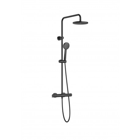 Columna de ducha termostática negro mate BASIC VICTORIA - ROCA