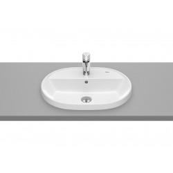 Lavabo de encimera con orificio para grifería ROUND THE GAP - ROCA