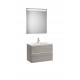 Pack mueble de 2 cajones, lavabo y espejo LED THE GAP - ROCA