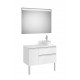 Pack mueble de 2 cajones para lavabo sobre encimera y espejo LED THE GAP - ROCA