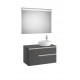 Pack mueble de 2 cajones para lavabo sobre encimera y espejo LED THE GAP - ROCA