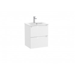 Pack Unik mueble base compacto de dos cajones + lavabo ALEYDA - ROCA