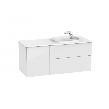 Pack Unik mueble base con 2 cajones, módulo con puerta y lavabo BEYOND - ROCA