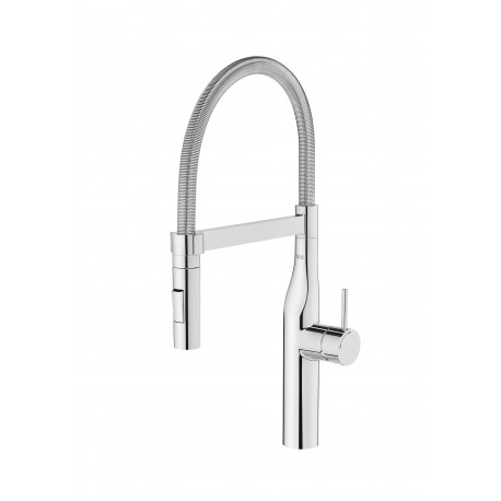 Grifo monomando para cocina con caño giratorio con muelle PRO GLERA - ROCA