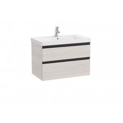 Pack Unik de mueble base de 2 cajones + lavabo DOMI - ROCA