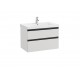 Pack Unik de mueble base de 2 cajones + lavabo DOMI - ROCA