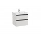 Pack Unik de mueble base de 2 cajones + lavabo DOMI - ROCA