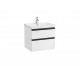 Pack Unik de mueble base de 2 cajones + lavabo DOMI - ROCA