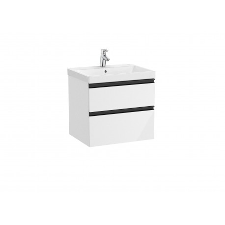 Pack Unik de mueble base de 2 cajones + lavabo DOMI - ROCA