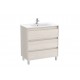 Pack Unik mueble de 3 cajones + lavabo TENET - ROCA