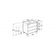 Pack Unik mueble de 3 cajones + lavabo TENET - ROCA