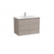 Pack Unik mueble de 2 puertas + lavabo TENET - ROCA