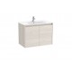 Pack Unik mueble de 2 puertas + lavabo TENET - ROCA