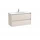 Pack Unik mueble de 2 cajones + lavabo TENET - ROCA