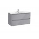 Pack Unik mueble de 2 cajones + lavabo TENET - ROCA