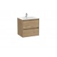 Pack Unik mueble de 2 cajones + lavabo TENET - ROCA