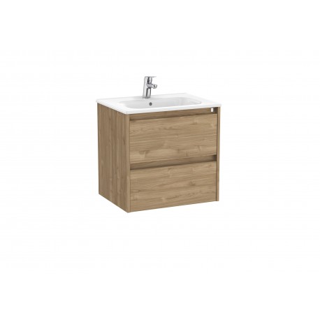 Pack Unik mueble de 2 cajones + lavabo TENET - ROCA