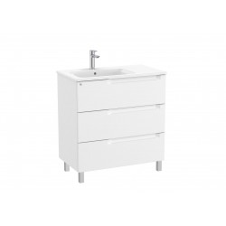 Pack Unik mueble de 3 cajones + lavabo a la izquierda ALEYDA - ROCA