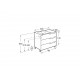 Pack Unik mueble de 3 cajones + lavabo ALEYDA - ROCA