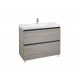 Pack Unik mueble base de 2 cajones + lavabo LANDER - ROCA