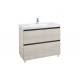 Pack Unik mueble base de 2 cajones + lavabo LANDER - ROCA